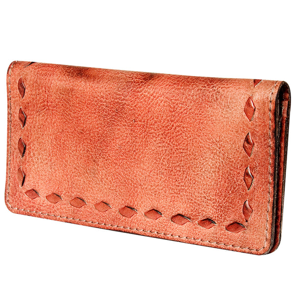 Never Mind Nmbg104A Wallet Vintage Handmade Genuine Cowhide Leather by Hilason – Cowboy and equestrian accessories
