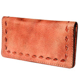Never Mind Nmbg104A Wallet Vintage Handmade Genuine Cowhide Leather Women Bag Western Handbag Purse