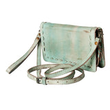 Never Mind Nmbg106 Wallet Vintage Handmade Genuine Cowhide Leather Women Bag Western Handbag Purse