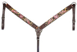 Bar H Equine Horse Leather Lilibeth Horse One Ear Headstall Brown
