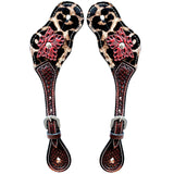 Bar H Equine H. Riding W. Leather Spurs Straps for Adults Womens – by Hilason – Cowboy and equestrian accessories