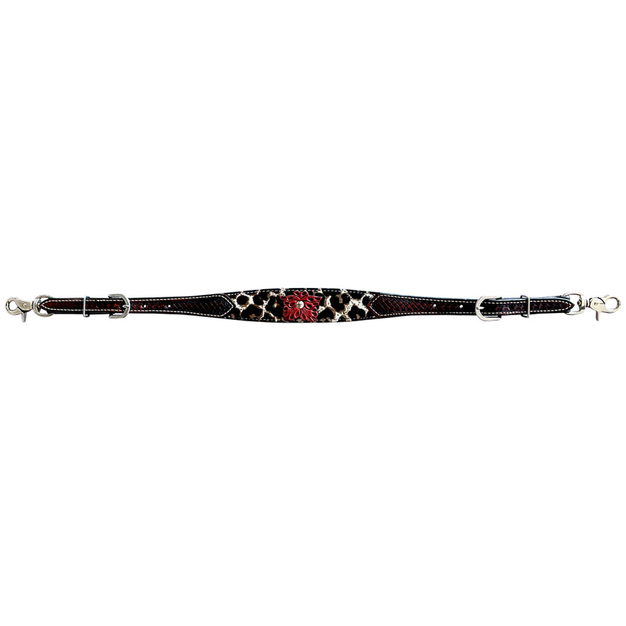 Bar H Equine Horse Leather Wither Strap Lilibeth Horse Brown - Uhorse