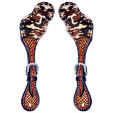 Bar H Equine H. Riding W. Leather Spurs Straps for Adults Womens – by Hilason – Cowboy and equestrian accessories