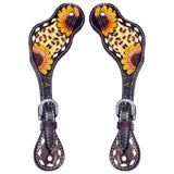 Bar H Equine H. Riding W. Leather Spurs Straps for Adults Womens – by Hilason – Cowboy and equestrian accessories