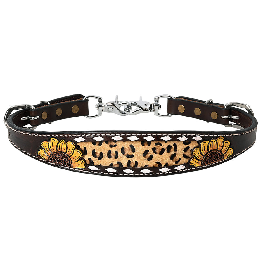 Bar H Equine Genuine Western American Leather Horse Wither Strap - Uhorse