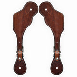 Bar H Equine Leather Spurs Straps for Adults Western Womens Spur Horse Riding Barrel Racing Show and Rodeo Strap Adult Women