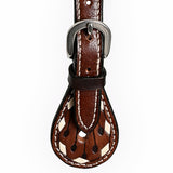 Bar H Equine Leather Spurs Straps for Adults Western Womens Spur Horse Riding Barrel Racing Show and Rodeo Strap Adult Women