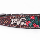Bar H Equine American Leather Horse Saddle Tack One Ear Headstall | Breast Collar | Browband Headstall | Wither Strap | Tack Set for Horses BER170