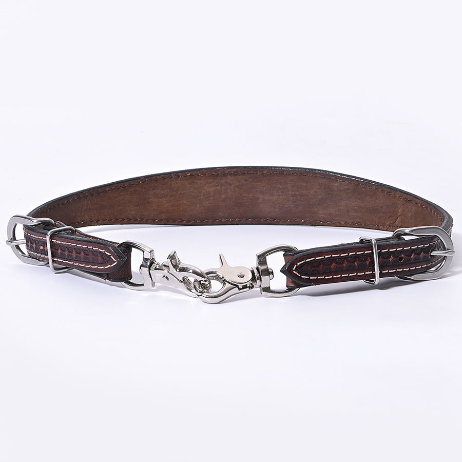 Bar H Equine American Leather Horse Saddle Tack One Ear Headstall Breast Collar Browband Wither Strap Set