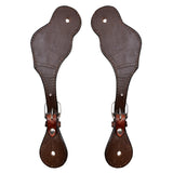Bar H Equine Leather Spurs Straps for Adults Western Womens Spur Horse Riding Barrel Racing Show and Rodeo Strap Adult Women