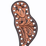 Bar H Equine Leather Spurs Straps for Adults Western Womens Spur Horse Riding Barrel Racing Show and Rodeo Strap Adult Women