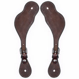 Bar H Equine Leather Spurs Straps for Adults Western Womens Spur Horse Riding Barrel Racing Show and Rodeo Strap Adult Women