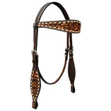 Bar H Equine Classic Colton Leather Headstall