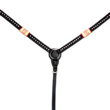 Bar H Equine W. H. Rawhide Genuine American Leather Breast Collar by Hilason – Cowboy and equestrian accessories