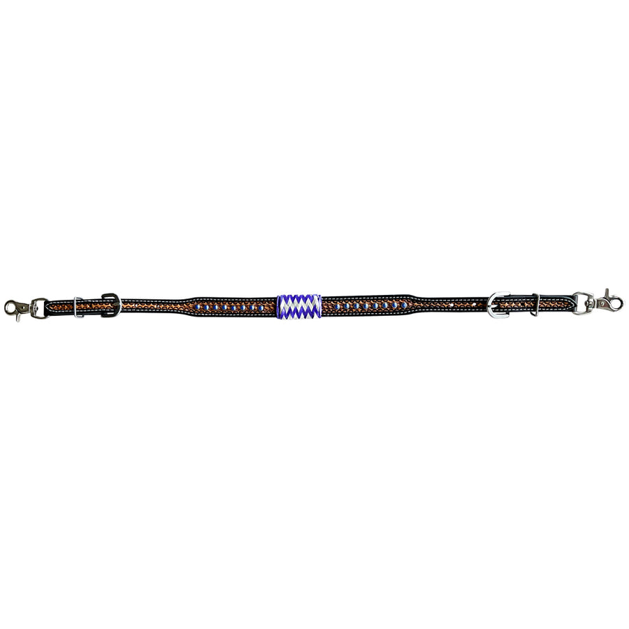 Bar H Equine Genuine Western American Leather Horse Wither Strap - Uhorse
