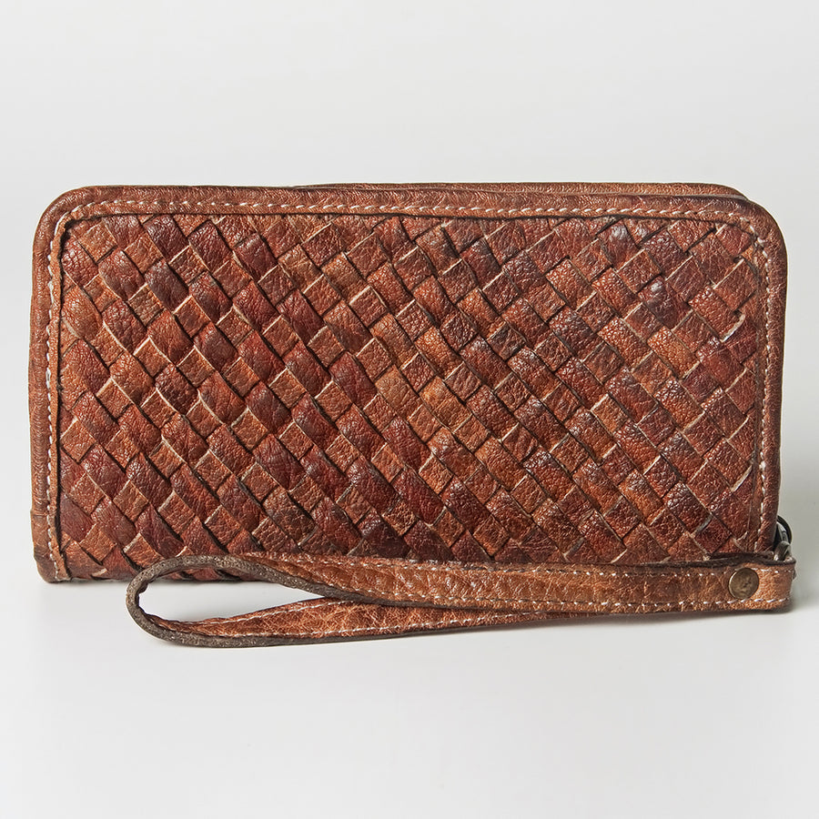 Never Mind Nmbgz109D Wallet Vintage Handmade Genuine Cowhide Leather Women Bag Western Handbag Purse