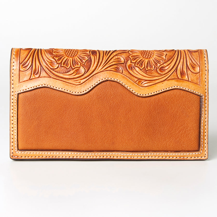 American Darling Wallet Hand Tooled Genuine Leather women bag western handbag purse
