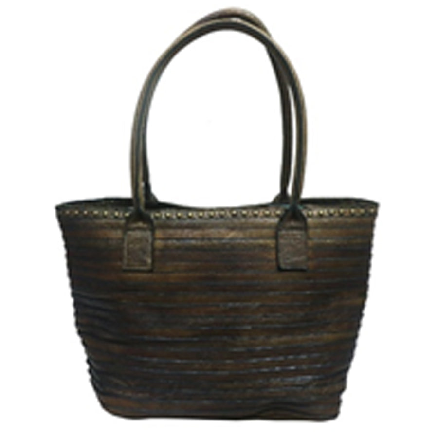 Never Mind Nmbgm104B Tote Vintage Handmade Genuine Cowhide Leather by Hilason – Cowboy and equestrian accessories