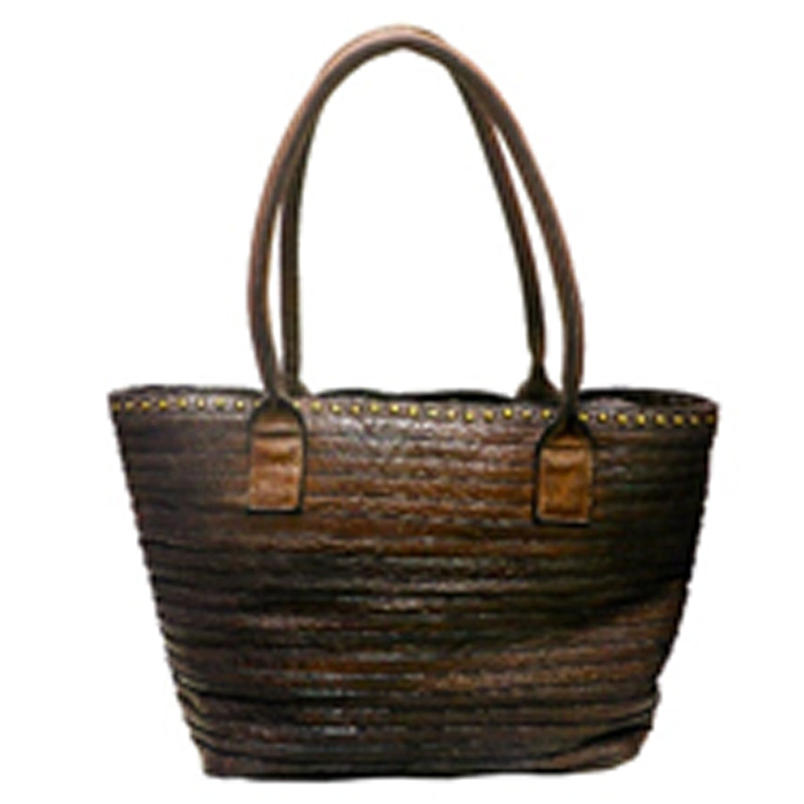 Never Mind Nmbgm104A Tote Vintage Handmade Genuine Cowhide Leather by Hilason – Cowboy and equestrian accessories