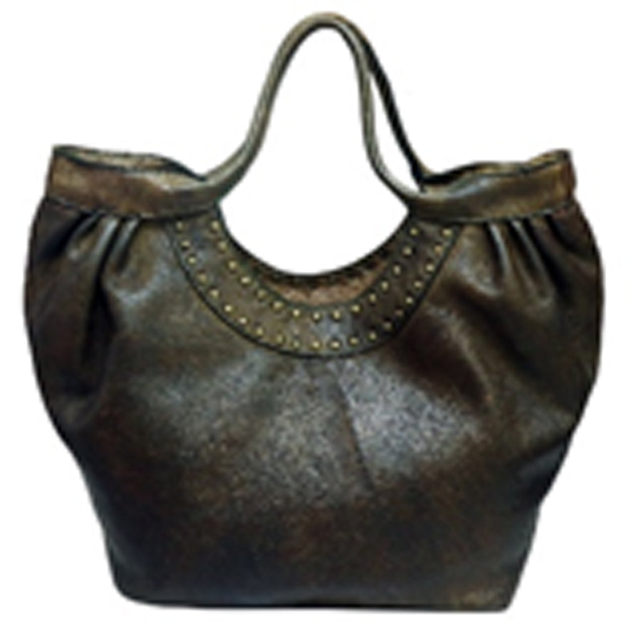 Never Mind Nmbgm101F Tote Vintage Handmade Genuine Cowhide Leather by Hilason – Cowboy and equestrian accessories
