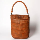 Never Mind Nmbgm105D Tote Vintage Handmade Genuine Cowhide Leather Women Bag Western Handbag Purse