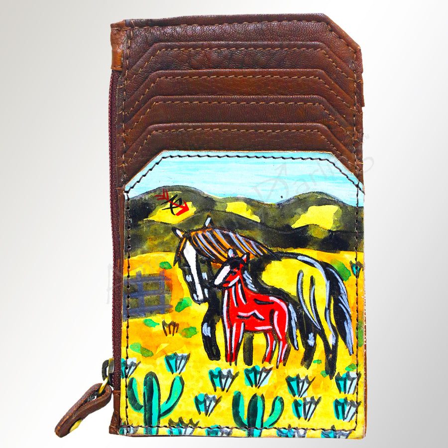 American Darling ADCCM101R30 Card-Holder Genuine Leather Women Bag W. by Hilason – Cowboy and equestrian accessories
