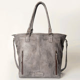 Never Mind Nmbg116B Tote Vintage Handmade Genuine Cowhide Leather Women Bag Western Handbag Purse