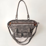 Never Mind Nmbg116B Tote Vintage Handmade Genuine Cowhide Leather Women Bag Western Handbag Purse