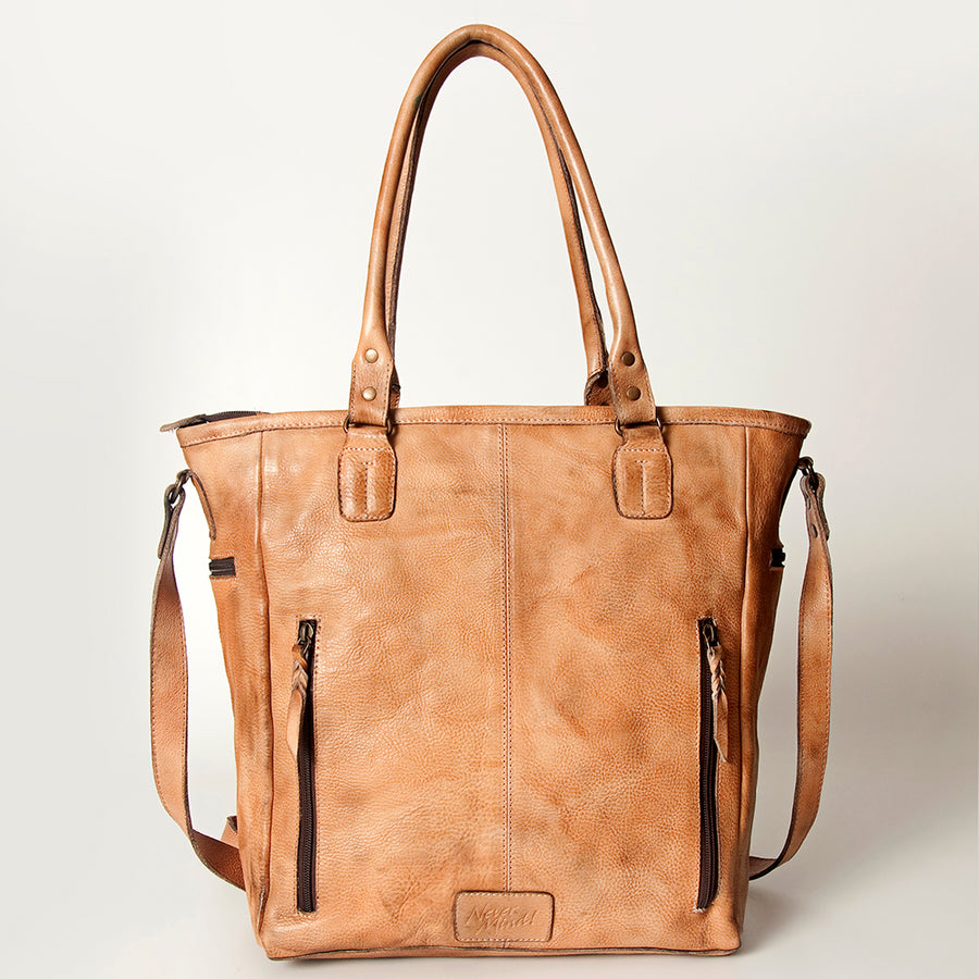 Never Mind Nmbg116A Tote Vintage Handmade Genuine Cowhide Leather Women Bag Western Handbag Purse