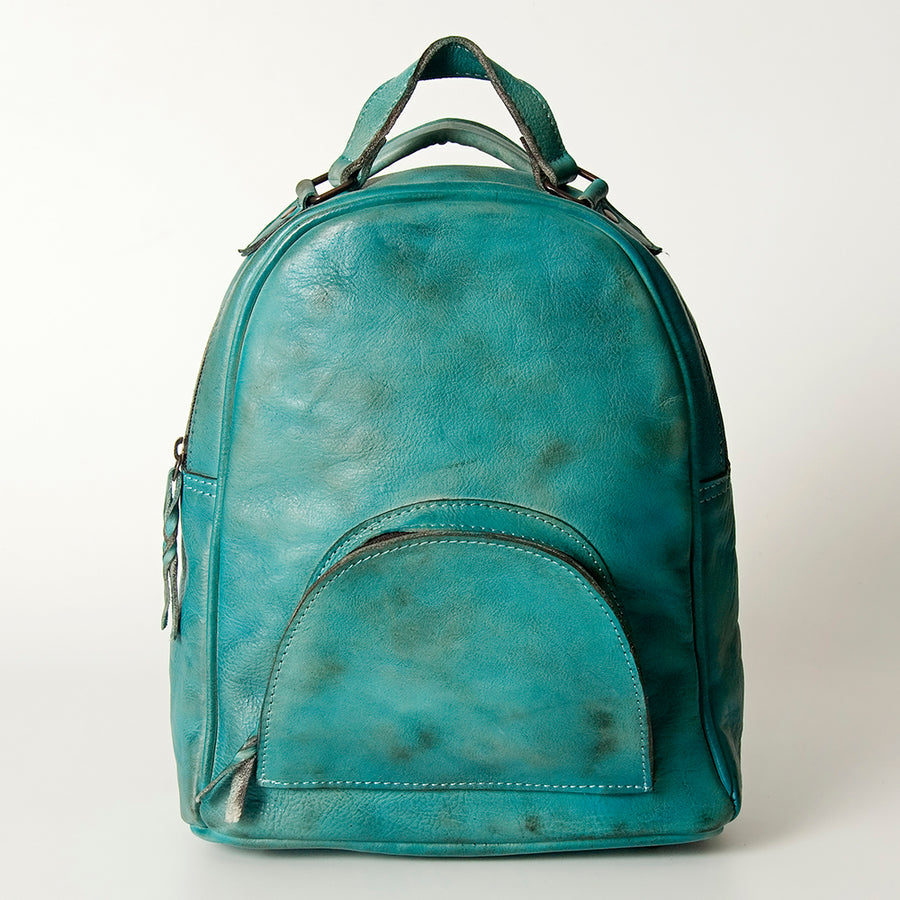 Never Mind Nmbg119B Backpack Vintage Handmade Genuine Cowhide Leather Women Bag Western Handbag Purse