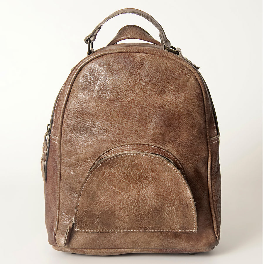 Never Mind Nmbg119D Backpack Vintage Handmade Genuine Cowhide Leather Women Bag Western Handbag Purse