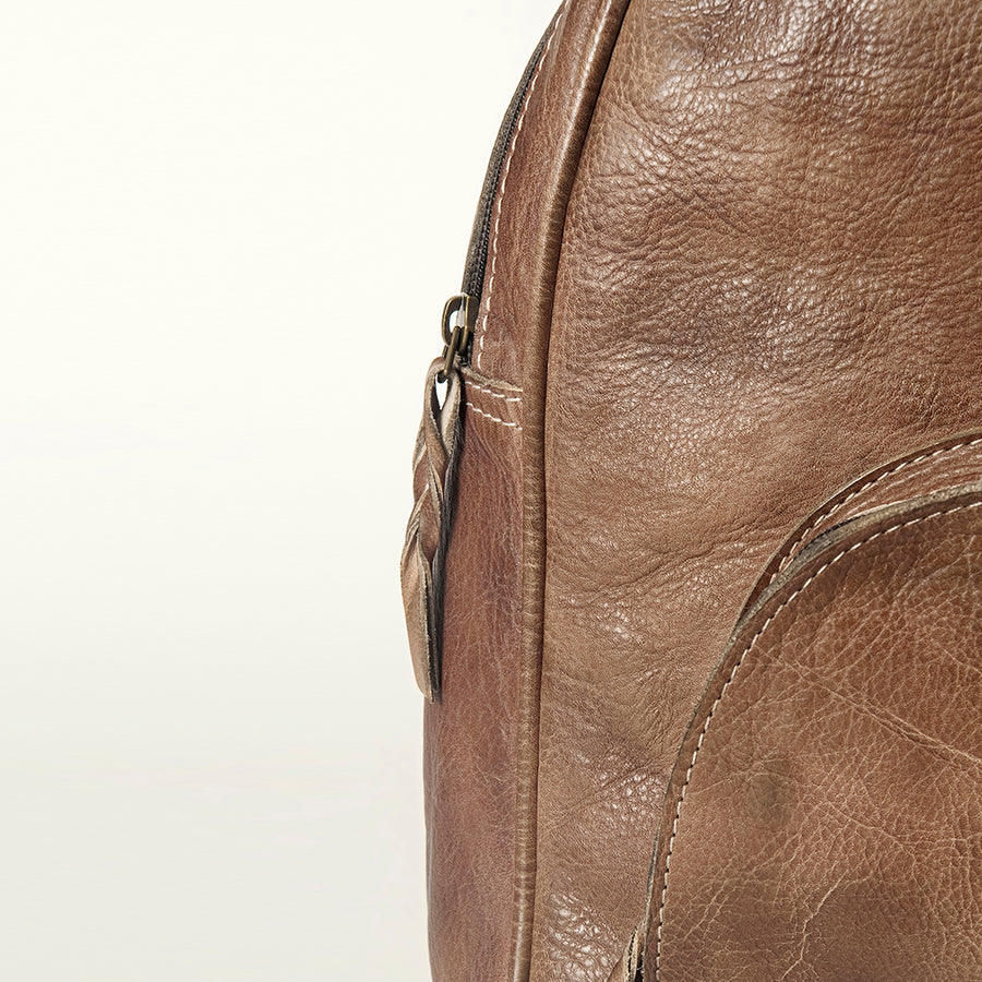 Never Mind Nmbg119D Backpack Vintage Handmade Genuine Cowhide Leather Women Bag Western Handbag Purse