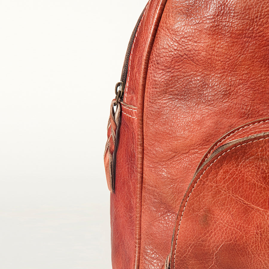 Never Mind Nmbg119E Backpack Vintage Handmade Genuine Cowhide Leather Women Bag Western Handbag Purse