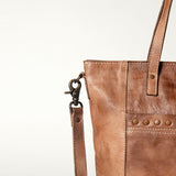 Never Mind Nmbg120A Tote Vintage Handmade Genuine Cowhide Leather Women Bag Western Handbag Purse