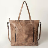 Never Mind Nmbg120B Tote Vintage Handmade Genuine Cowhide Leather Women Bag Western Handbag Purse