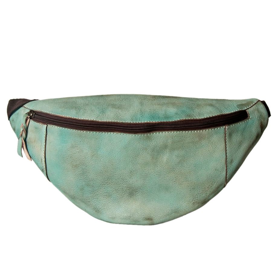 Never Mind Nmbg114D Fanny Pack Vintage Handmade Genuine Cowhide by Hilason – Cowboy and equestrian accessories