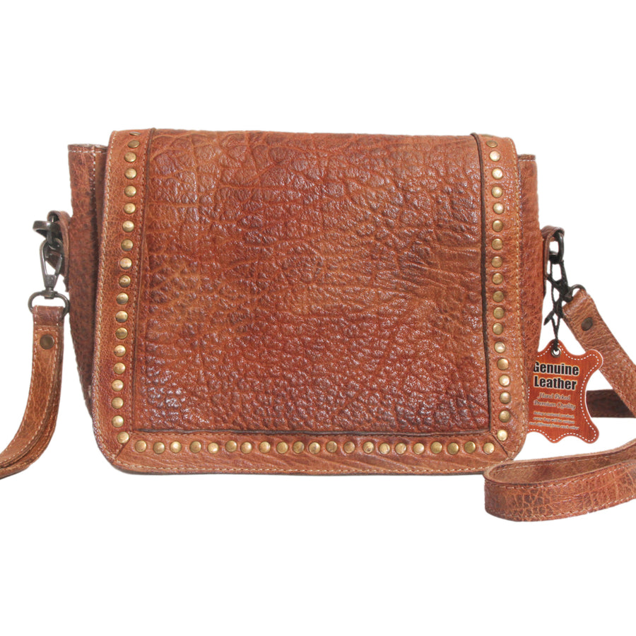 Never Mind Nmbgz101D Cross Body I Vintage Handmade Genuine Cowhide by Hilason – Cowboy and equestrian accessories