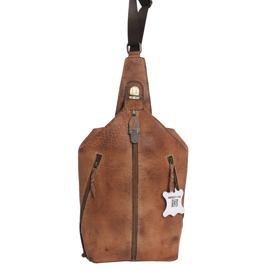 Never Mind Nmbgz112D Sling Vintage Handmade Genuine Cowhide Leather by Hilason – Cowboy and equestrian accessories