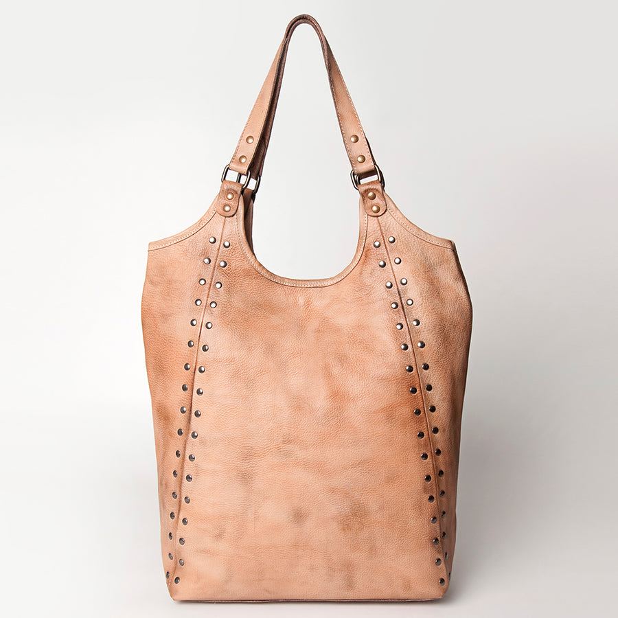 Never Mind Nmbg108A Tote Vintage Handmade Genuine Cowhide Leather Women Bag Western Handbag Purse