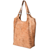 Never Mind Nmbg108A Tote Vintage Handmade Genuine Cowhide Leather by Hilason – Cowboy and equestrian accessories