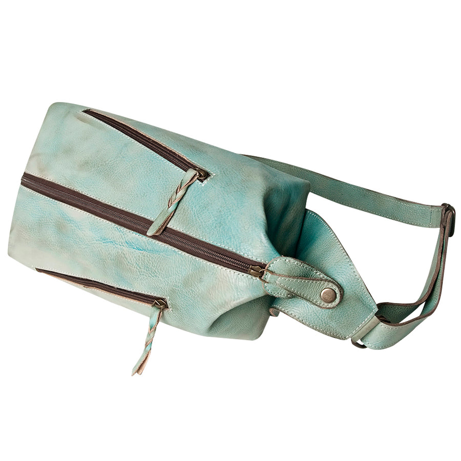 Never Mind Nmbg107B Tote Vintage Handmade Genuine Cowhide Leather by Hilason – Cowboy and equestrian accessories