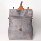 Never Mind Nmbg109B Backpack Vintage Handmade Genuine Cowhide Leather Women Bag Western Handbag Purse