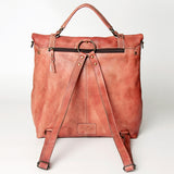 Never Mind Nmbg109E Backpack Vintage Handmade Genuine Cowhide Leather Women Bag Western Handbag Purse