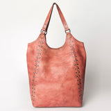 Never Mind Nmbg108D Tote Vintage Handmade Genuine Cowhide Leather Women Bag Western Handbag Purse