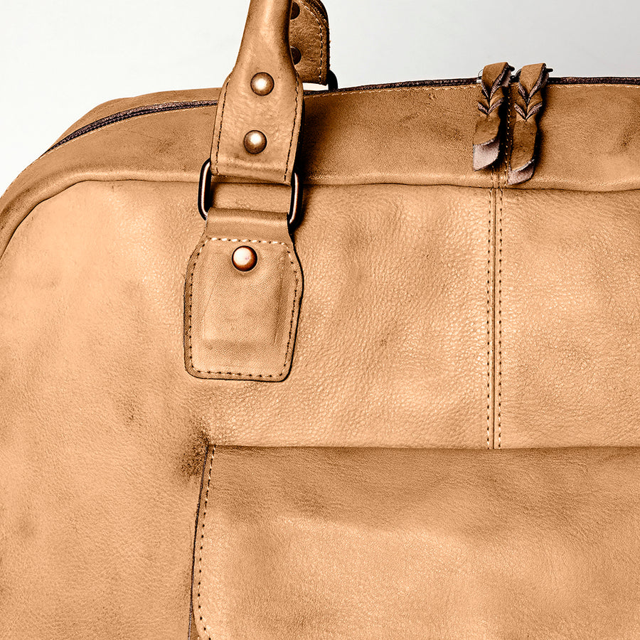 Never Mind Nmbg126A Tote Vintage Handmade Genuine Cowhide Leather Women Bag Western Handbag Purse