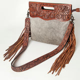 American Darling GIBGX473 Hand Tooled Hair On Genuine Leather Women by Hilason – Cowboy and equestrian accessories