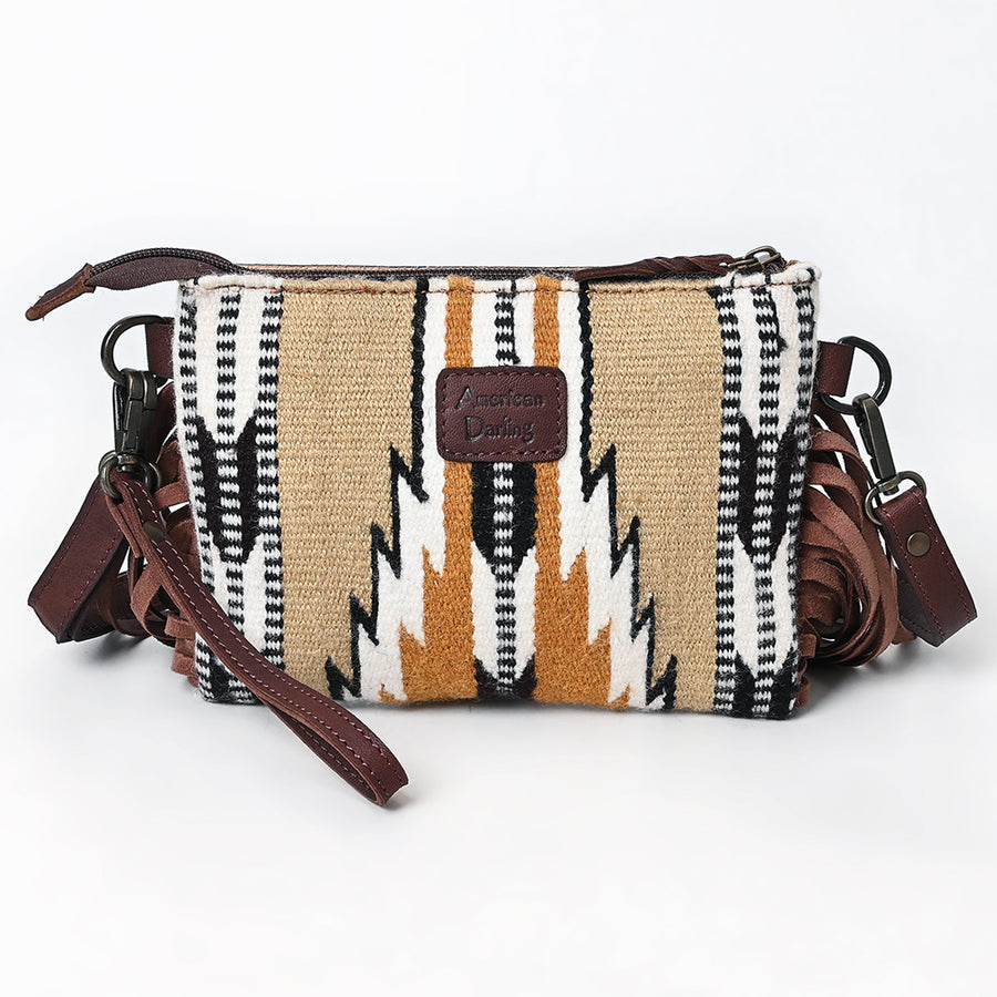 American Darling Cross Body Hand Tooled Saddle Blanket Genuine Leather Western Women Bag Handbag Purse | Crossbody for Cute