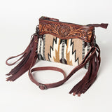 American Darling Cross Body Hand Tooled Saddle Blanket Genuine Leather Women Bag Western Handbag Purse