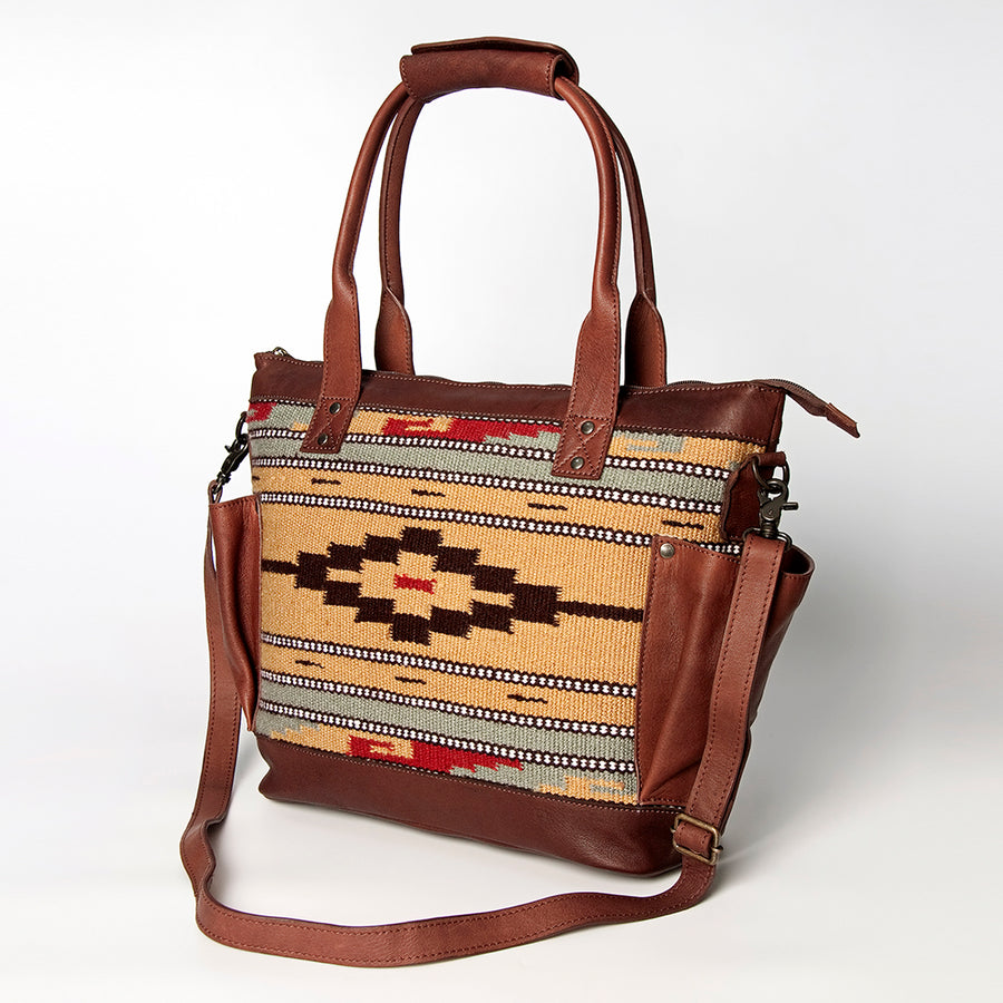 American Darling Tote Saddle Blanket Genuine Leather Western Women Bag Handbag Purse | Travel Bags Cute College - Uhorse