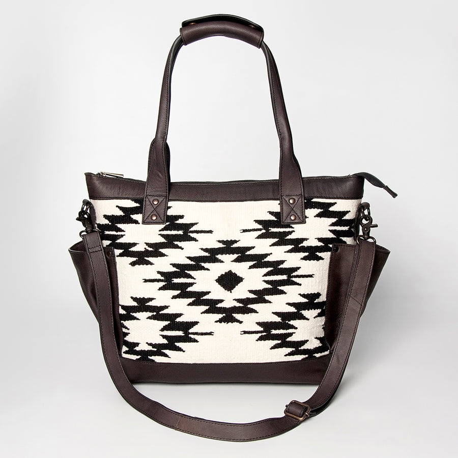 American Darling Tote Saddle Blanket Genuine Leather Western Women Bag Handbag Purse | Travel Bags Cute College Casual for